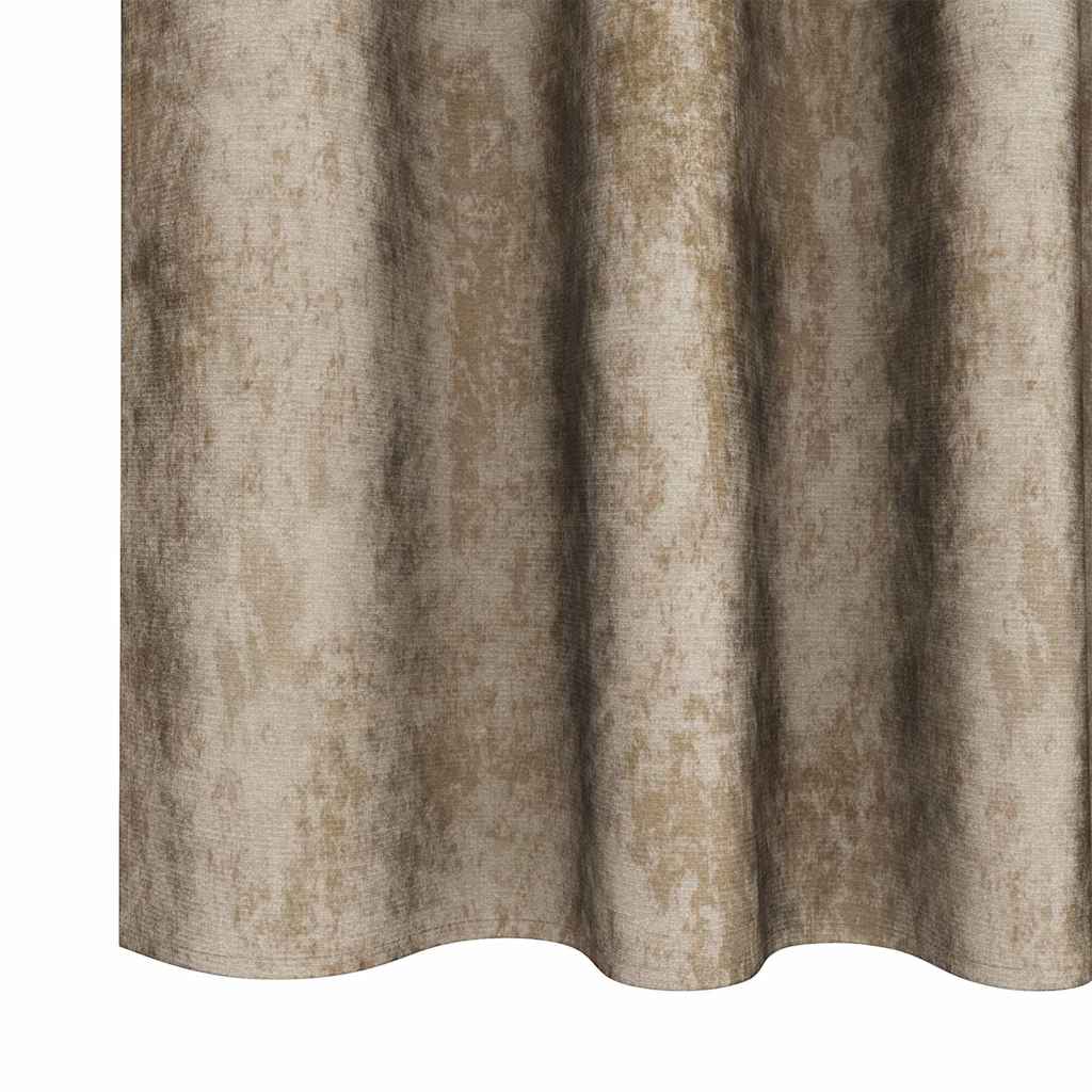 Curtain with Curtains 2 pcs Champagne 260 x 140 cm Velvet